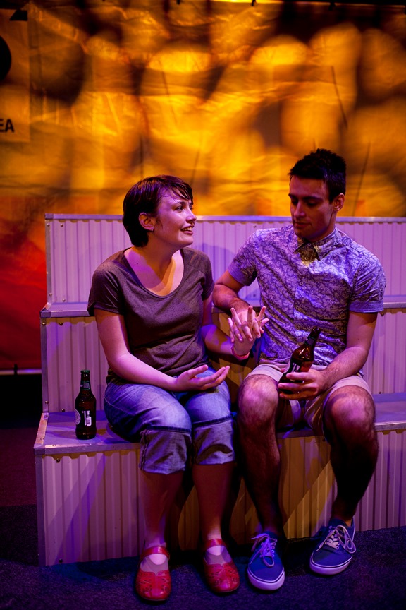 Actors on stage